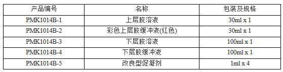 彩色凝胶快速配胶试剂盒（Western Blot）