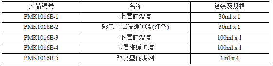 彩色凝胶快速配胶试剂盒（Western Blot）
